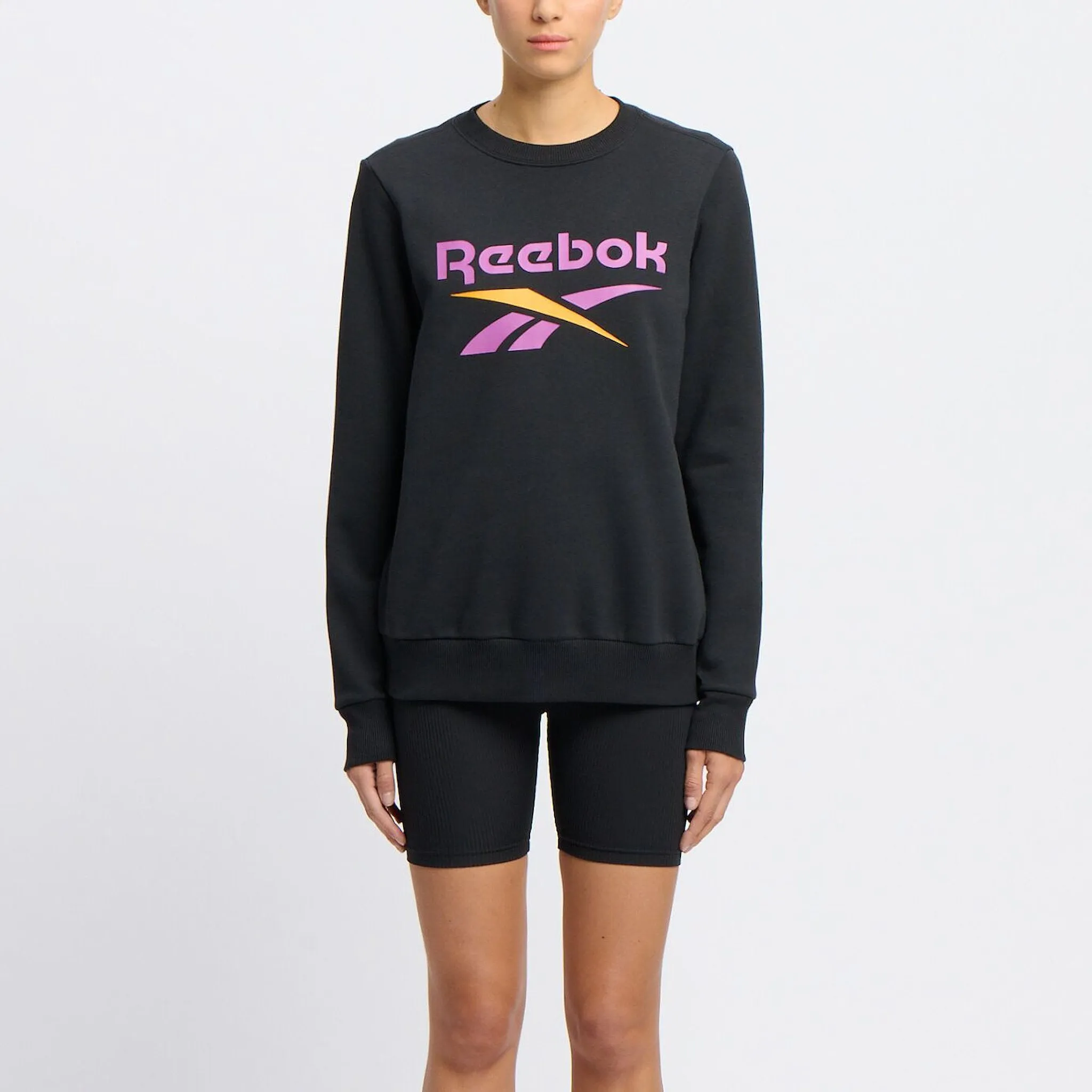 Reebok Women's Identity Big Logo Black Sweatshirt sold by INSPORT