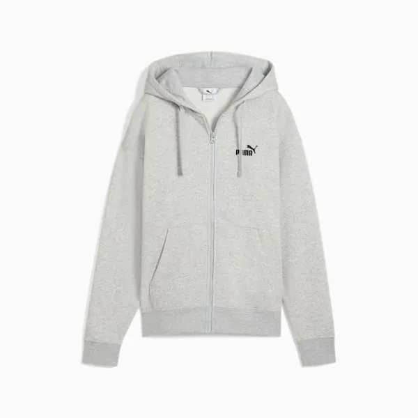 PUMA WOMEN'S ESSENTIALS FULL ZIP GREY JACKET sold by INSPORT