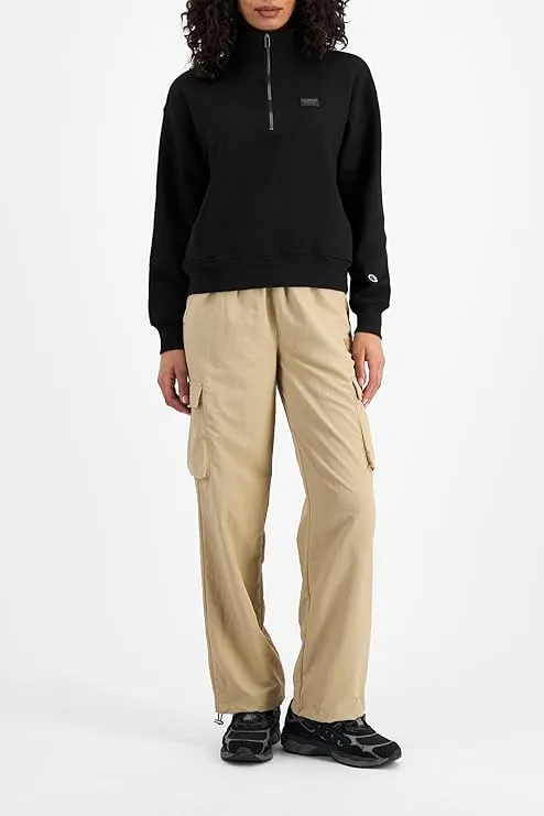 CHAMPION WOMEN'S ROCHESTER BASE BLACK QUARTER ZIP sold by INSPORT product image thumbnail 4