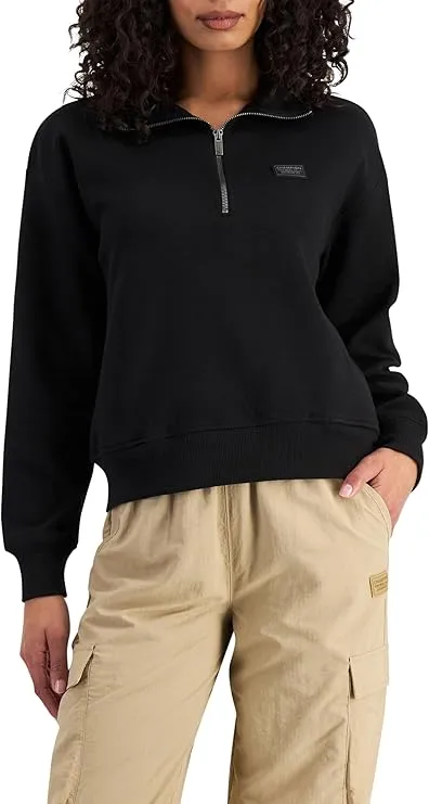 CHAMPION WOMEN'S ROCHESTER BASE BLACK QUARTER ZIP sold by INSPORT