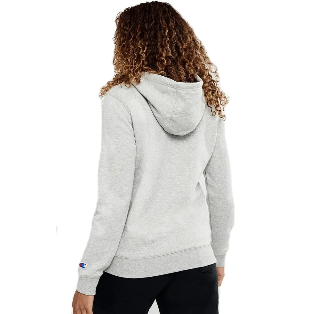 CHAMPION WOMEN'S SCRIPT OXFORD HEATHER GREY HOODIE sold by INSPORT product image thumbnail 3