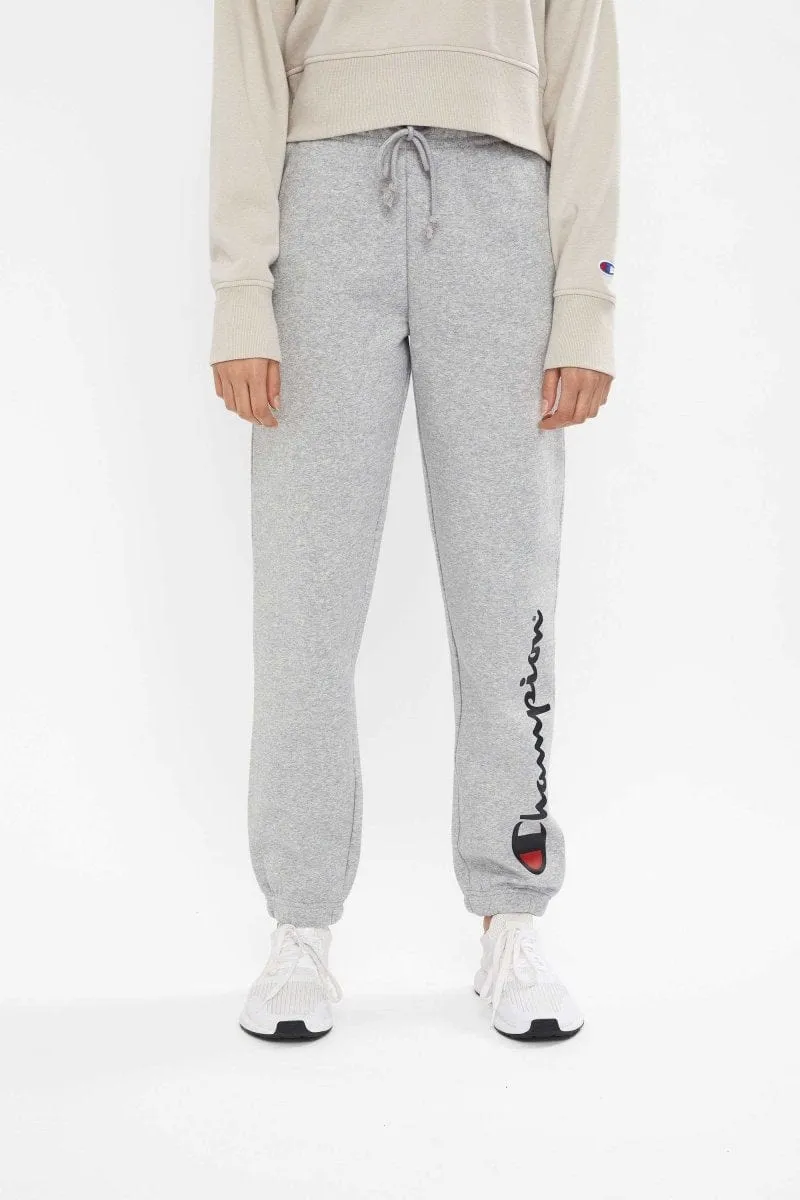 CHAMPION WOMEN'S SCRIPT HIGH WAIST GREY TRACKPANTS sold by INSPORT product image thumbnail 4