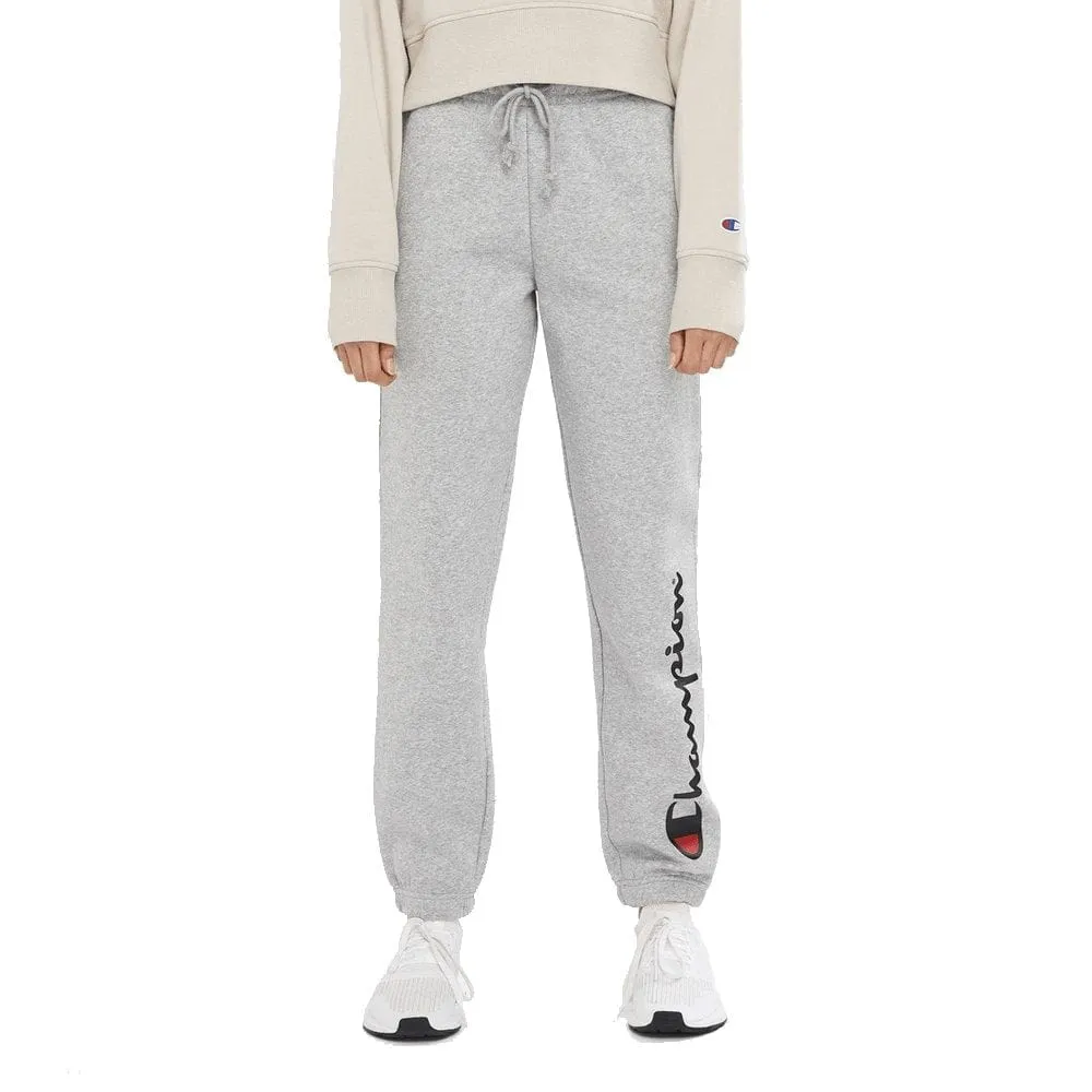 CHAMPION WOMEN'S SCRIPT HIGH WAIST GREY TRACKPANTS sold by INSPORT product image thumbnail 2