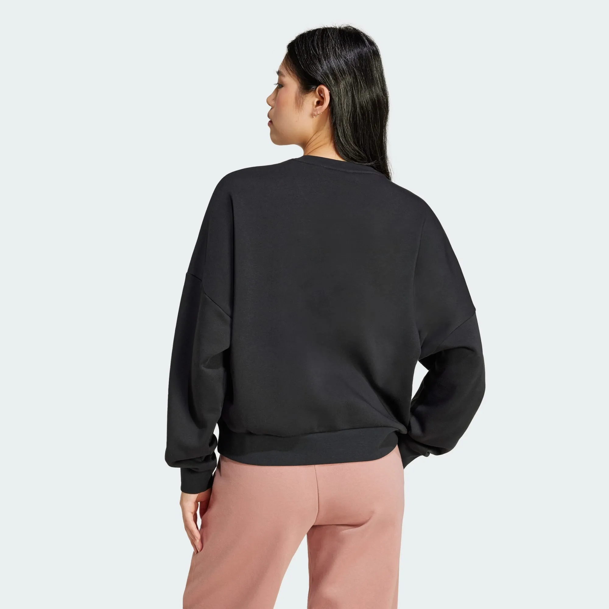 ADIDAS WOMEN'S FEELCOZY CREW BLACK SWEATSHIRT sold by INSPORT product image thumbnail 4