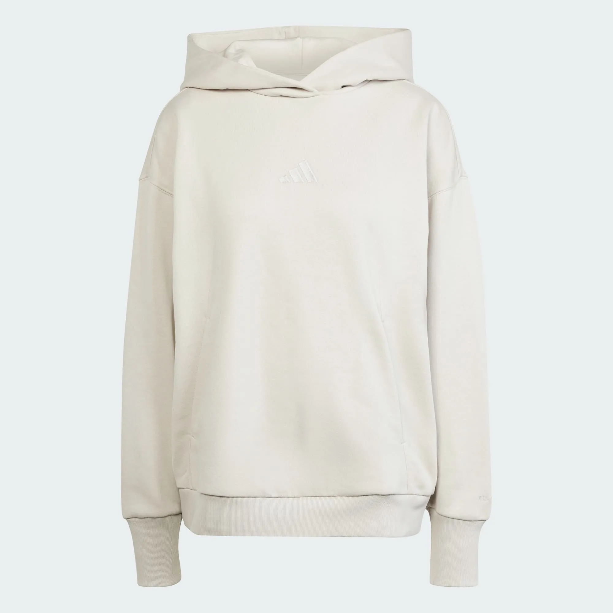 ADIDAS WOMEN'S ALL SZN FLEECE LOOSE ALUMINA BEIGE HOODIE sold by INSPORT product image thumbnail 2