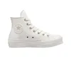 CONVERSE WOMEN'S ALL STAR CHUCK TAYLOR SYNTHETIC LEATHER LIFT HIGH TOP VINTAGE PLATFORM WHITE SHOES sold by INSPORT