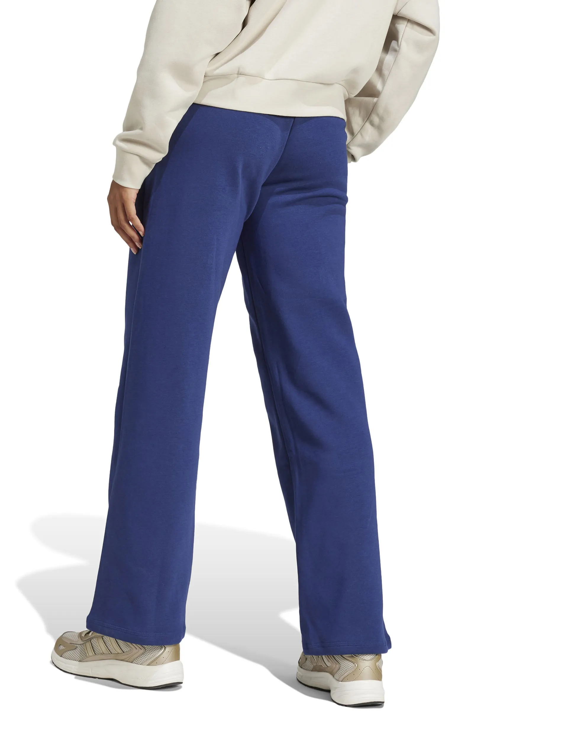 Adidas Women's Feelcozy Open Hem Fleece Blue Trackpant sold by INSPORT product image thumbnail 4