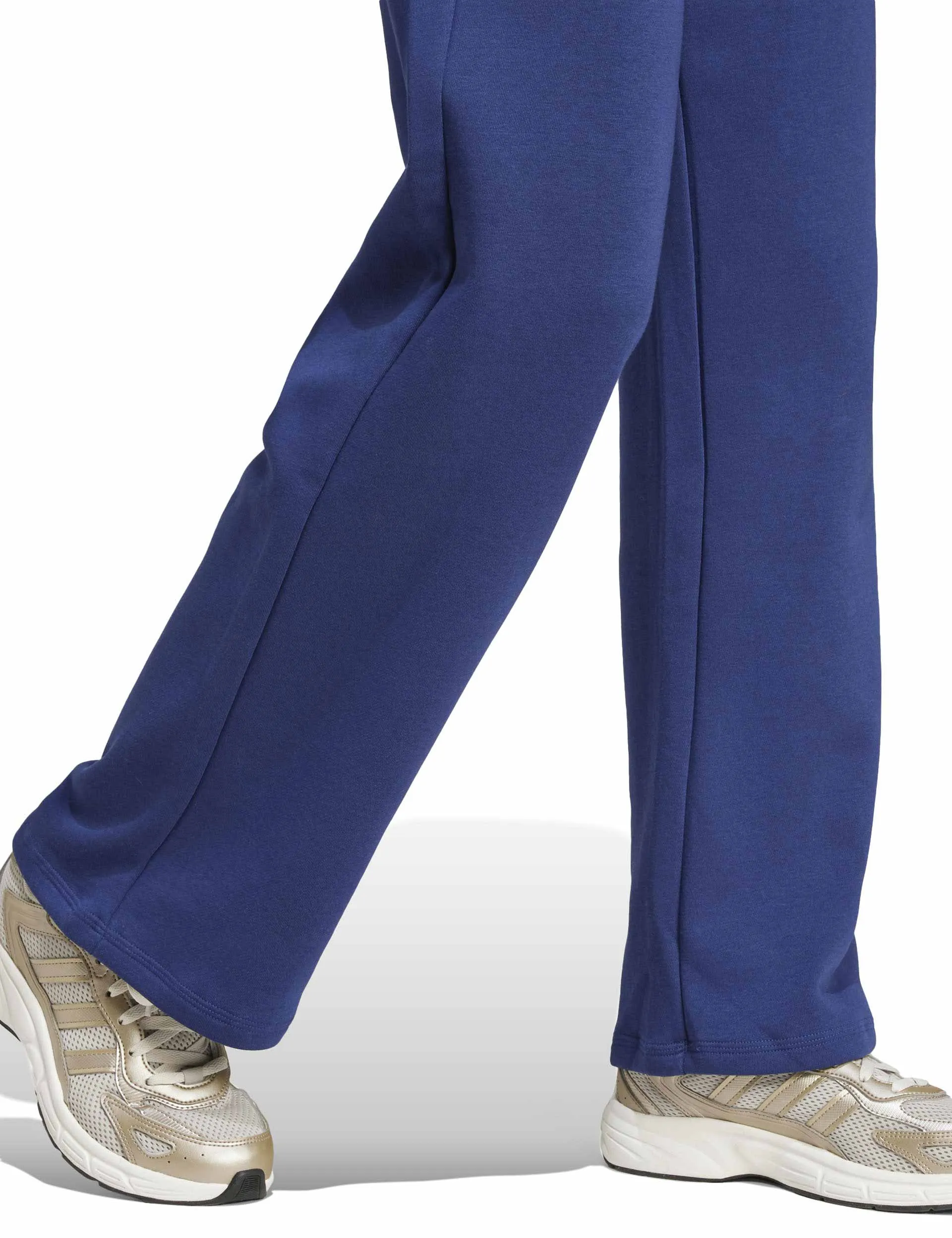 Adidas Women's Feelcozy Open Hem Fleece Blue Trackpant sold by INSPORT product image thumbnail 5