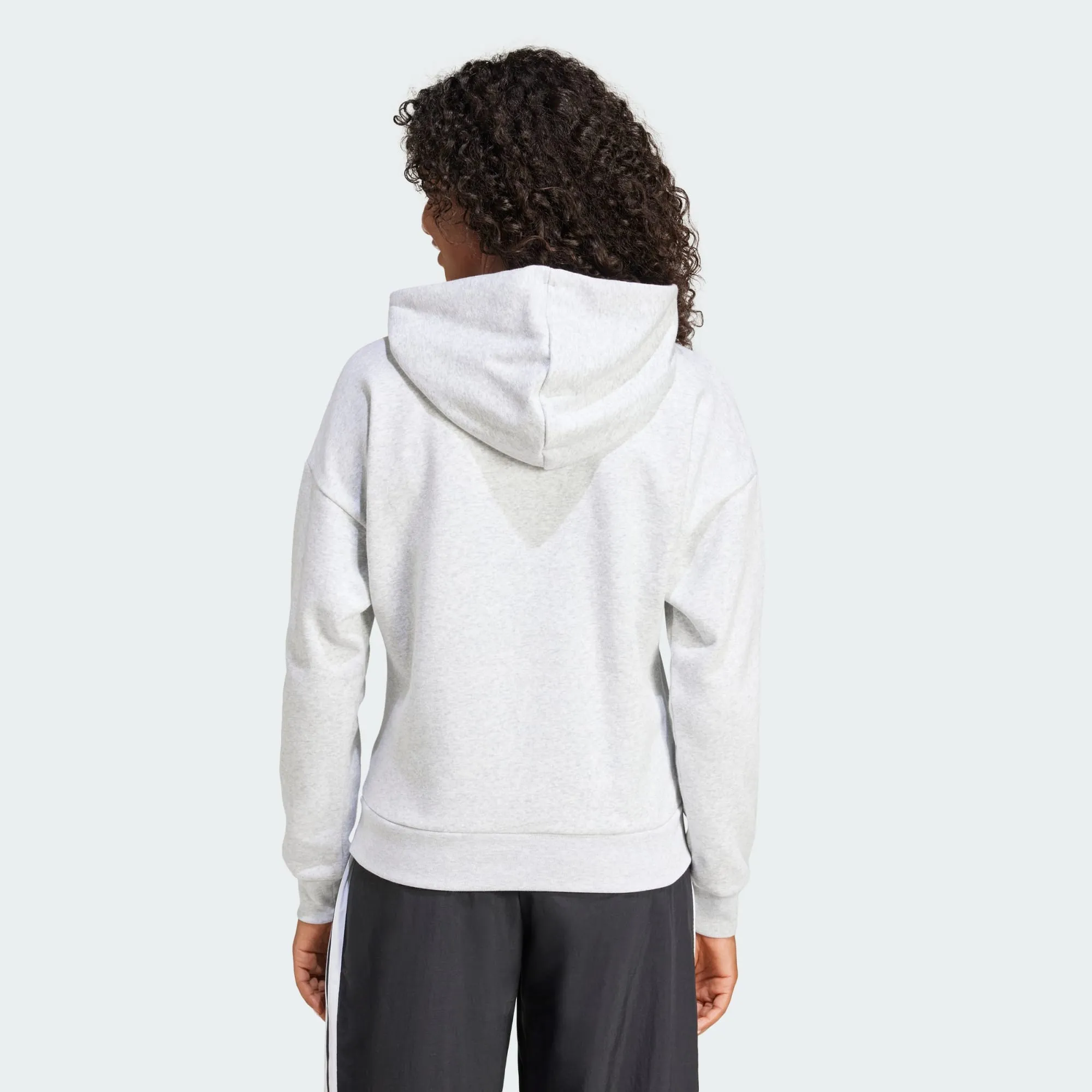 ADIDAS WOMEN'S FEELCOZY FLEECE GREY HOODIE sold by INSPORT product image thumbnail 3