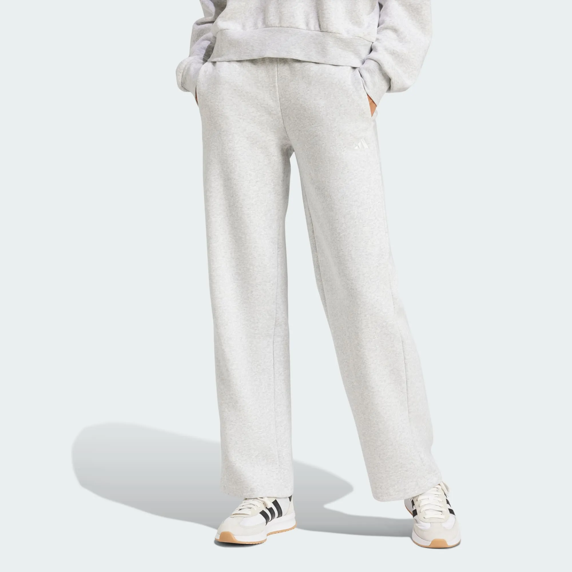 ADIDAS WOMEN'S FEELCOZY FLEECE GREY TRACKPANT sold by INSPORT