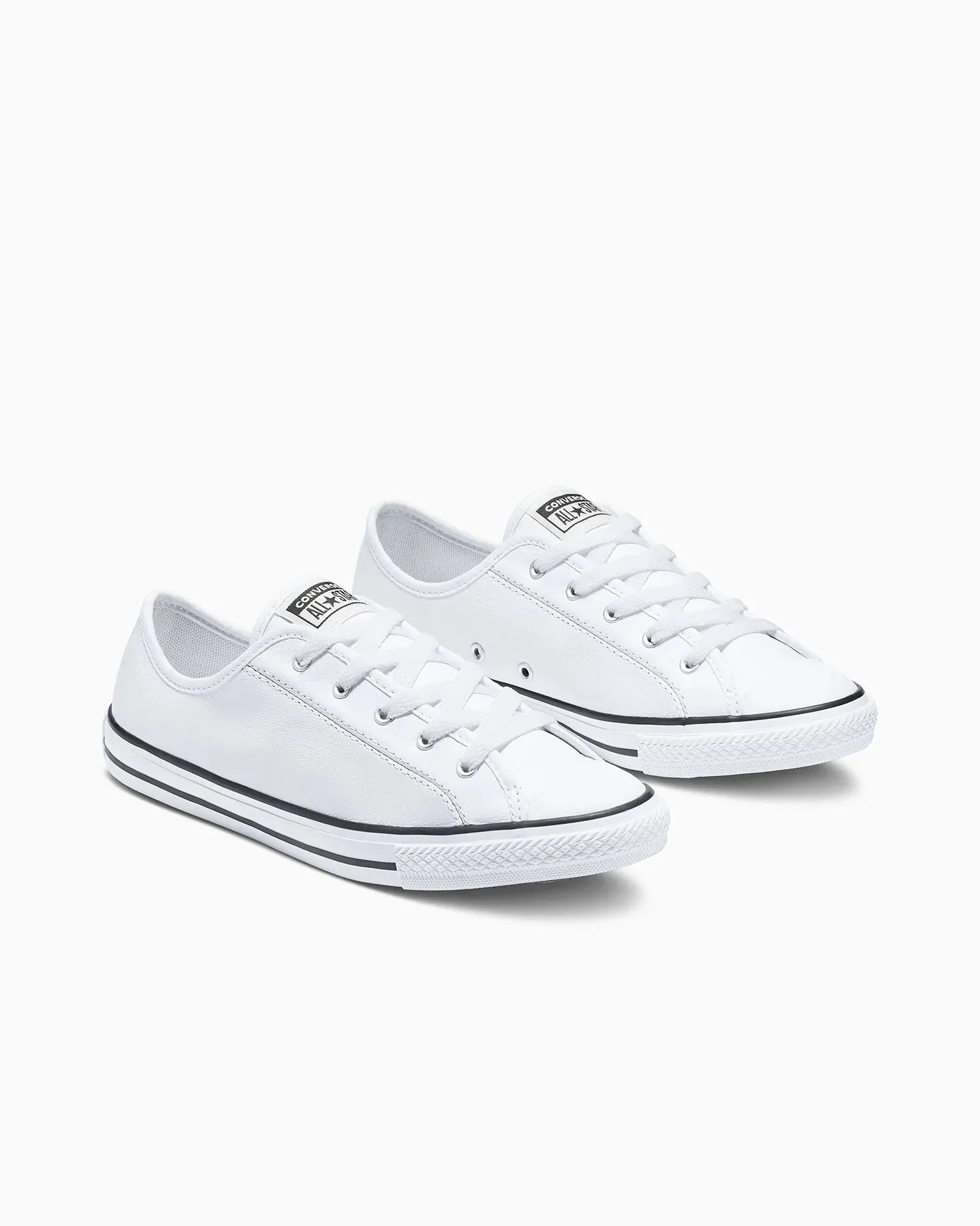 CONVERSE WOMEN'S CHUCK TAYLOR ALL-STAR DAINTY LOW WHITE SNEAKER SHOES sold by INSPORT product image thumbnail 3