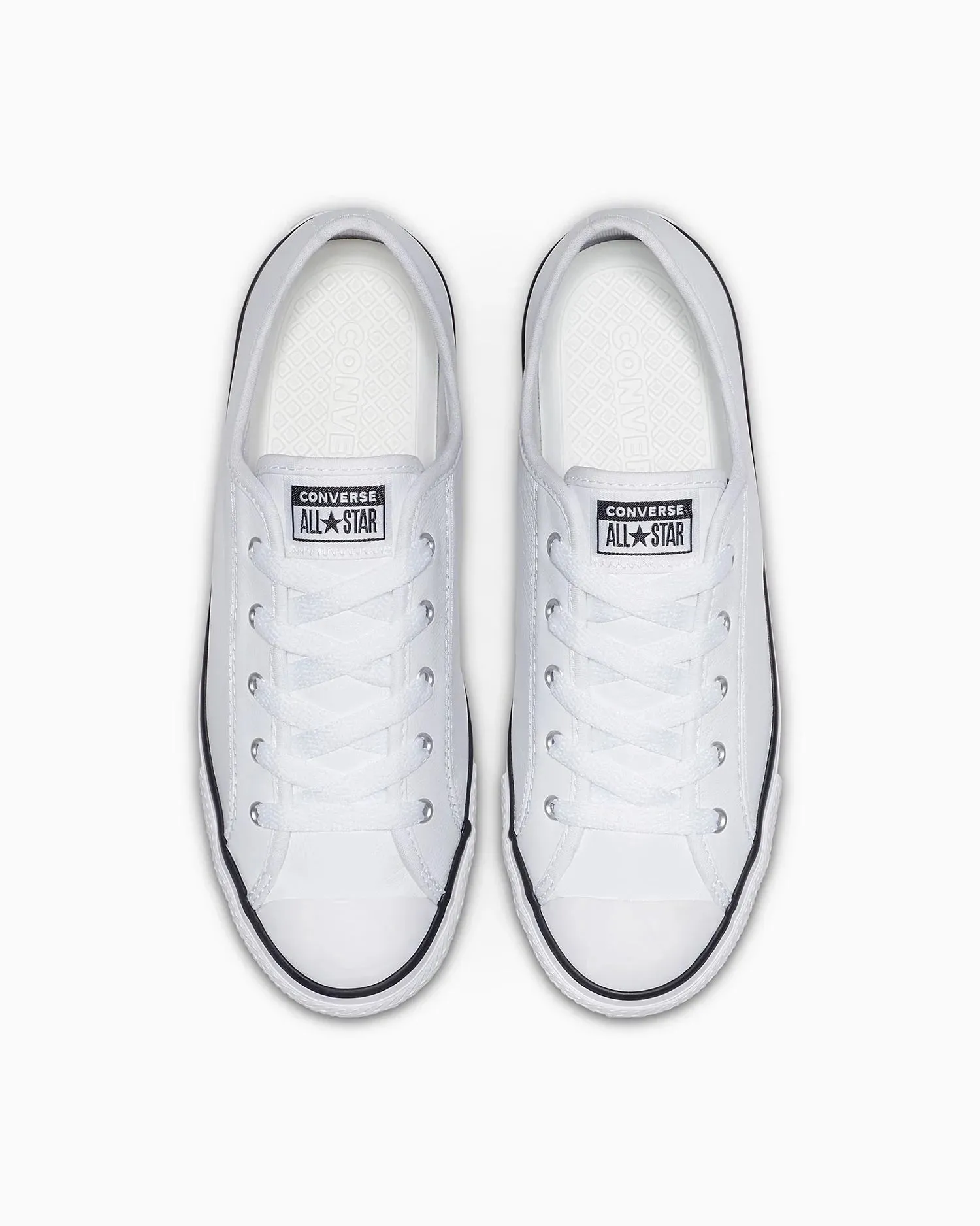 CONVERSE WOMEN'S CHUCK TAYLOR ALL-STAR DAINTY LOW WHITE SNEAKER SHOES sold by INSPORT product image thumbnail 5