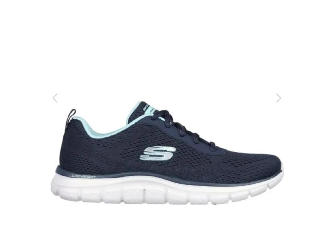 SKETCHERS WOMEN'S TRACK STAPLE NAVY WALKING SHOES sold by INSPORT