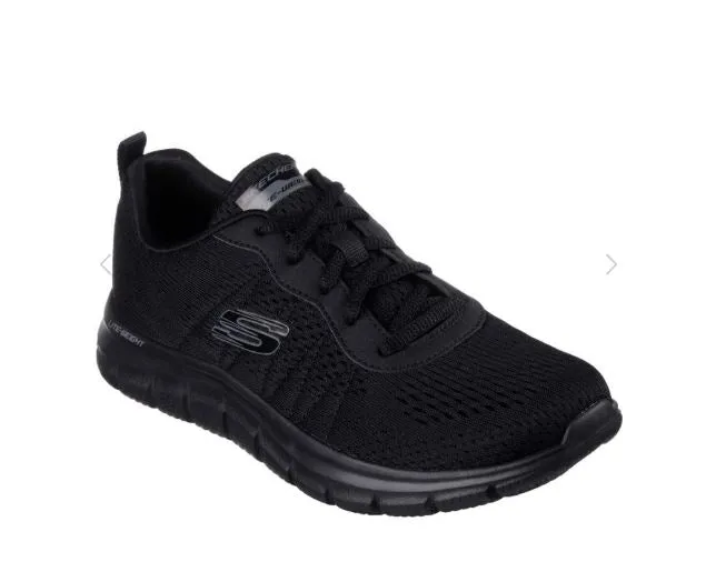 SKETCHERS WOMEN'S TRACK STAPLE TRIPLE BLACK WALKING SHOES sold by INSPORT product image thumbnail 3
