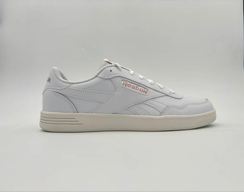 Reebok Women's Court Advance White/Pink Sneaker Shoes sold by INSPORT