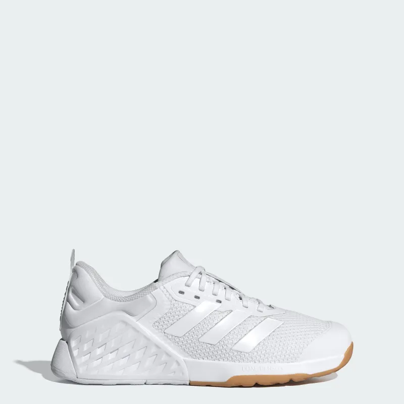 ADIDAS WOMEN'S DROPSET 3 WHITE/GUM TRAINER SHOES sold by INSPORT
