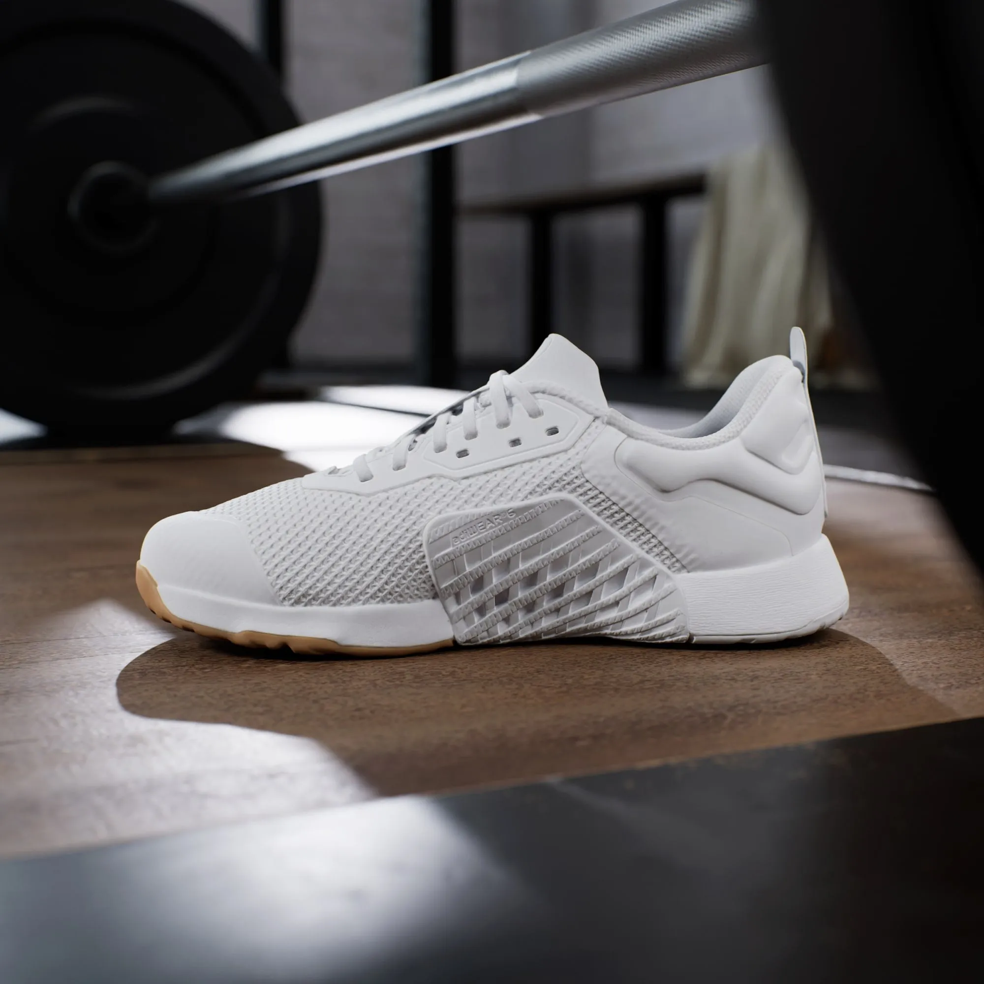 ADIDAS WOMEN'S DROPSET 3 WHITE/GUM TRAINER SHOES sold by INSPORT product image thumbnail 2