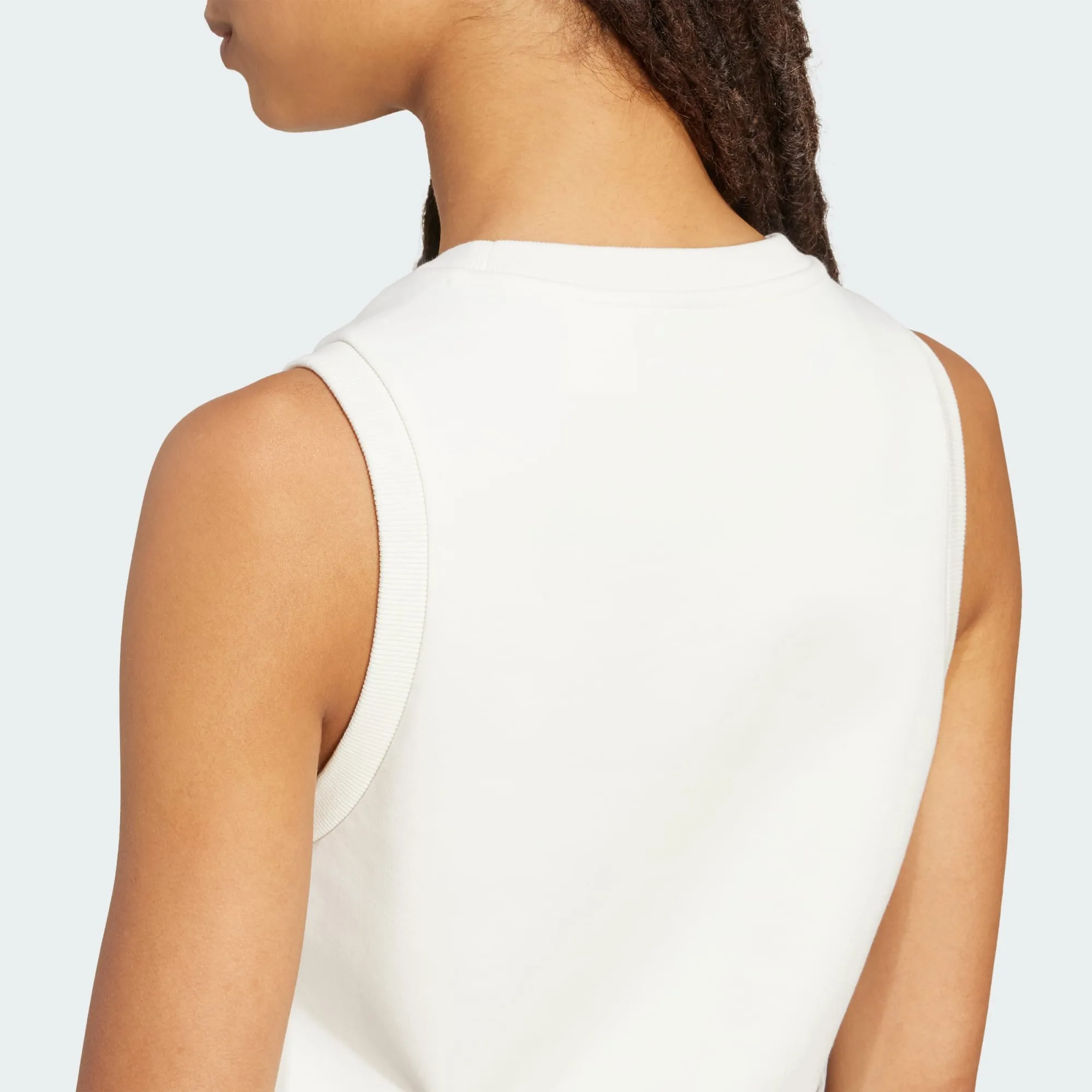 Adidas Women's Soft Lux All Szn White Tank sold by INSPORT product image thumbnail 5