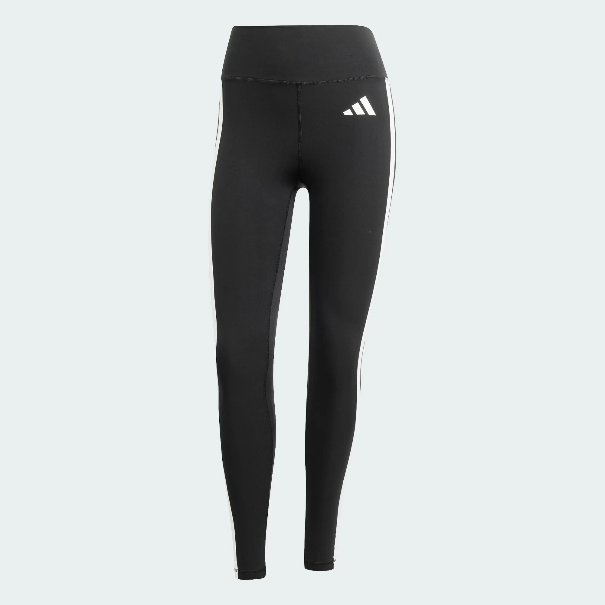 Adidas Women's Optime Essential 3-Stripes 7/8 Black Leggings sold by INSPORT product image thumbnail 2