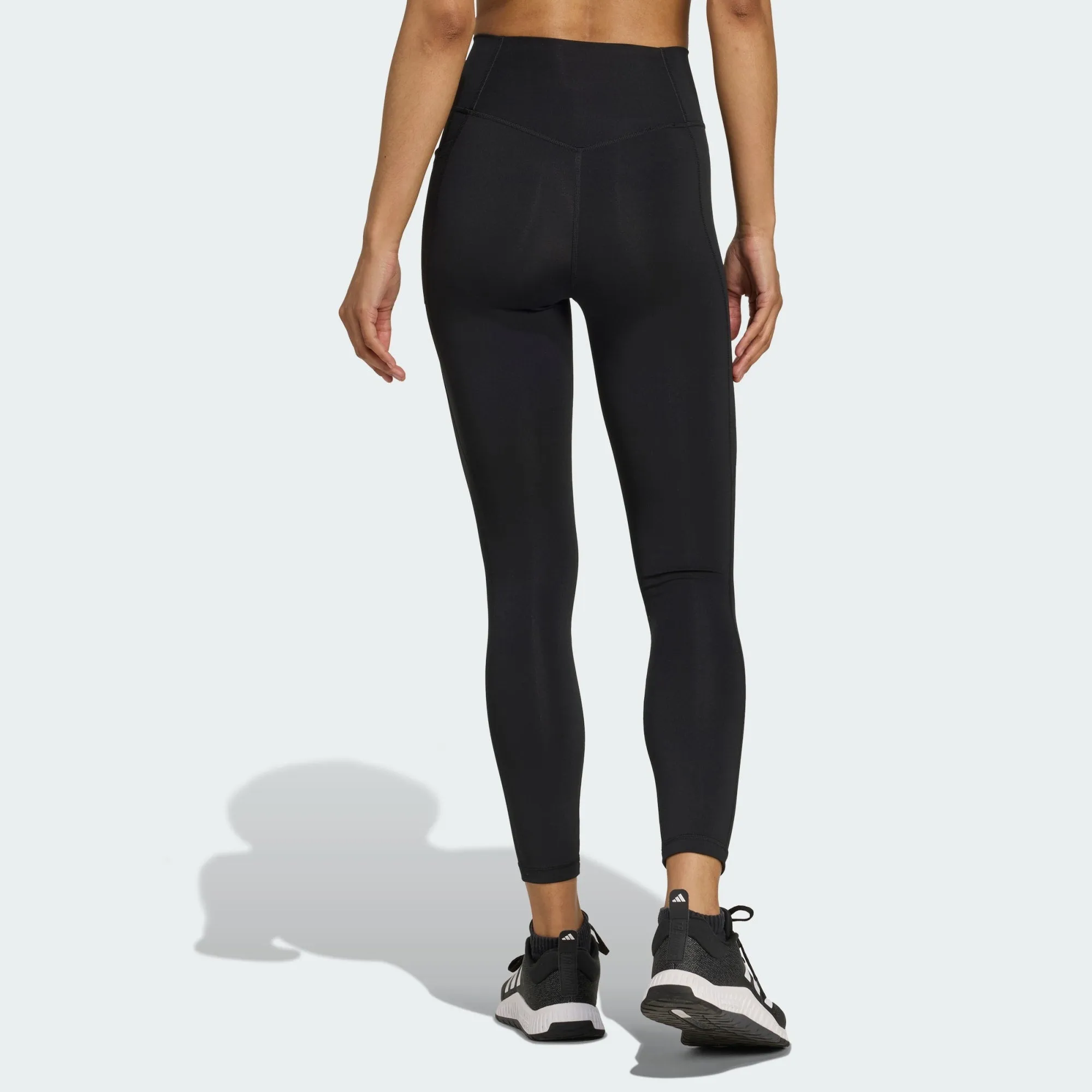 Adidas Women's Optime Essentials Seamless 7/8 Black Legging sold by INSPORT product image thumbnail 4