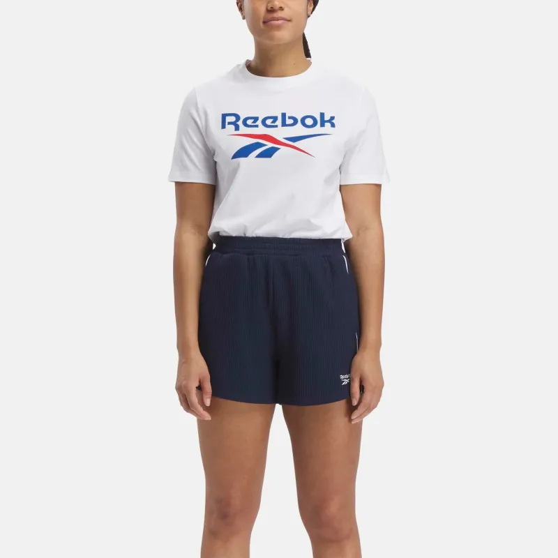 REEBOK WOMEN'S IDENTITY BIG LOGO WHITE TEE sold by INSPORT