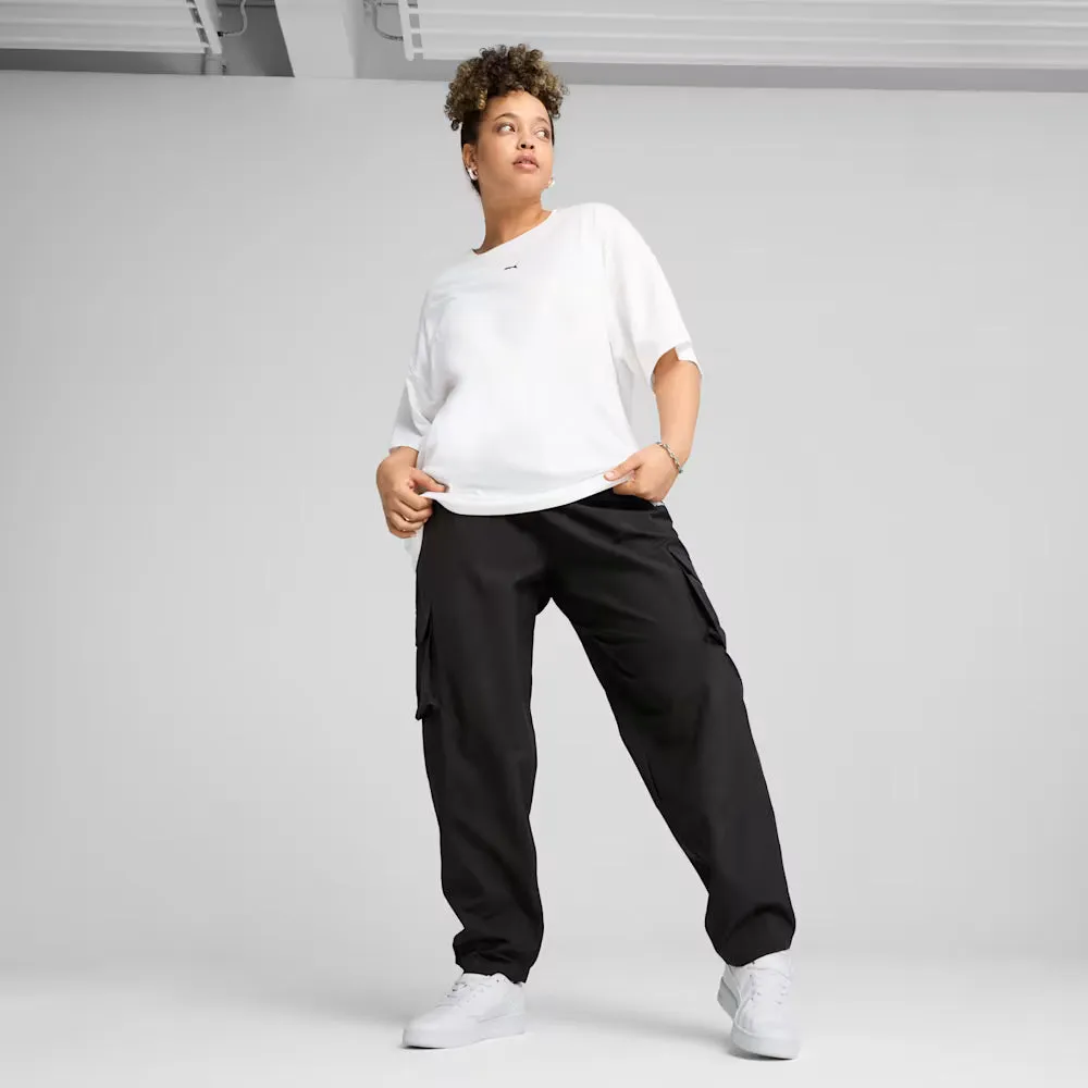 Puma Women's Essentials Relaxed White Tee sold by INSPORT product image thumbnail 3