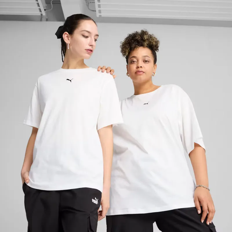 Puma Women's Essentials Relaxed White Tee sold by INSPORT