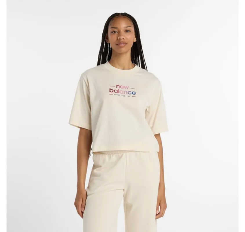 New Balance Women's Reimagined Oversize Stone Tee sold by INSPORT