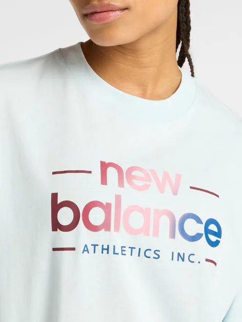 New Balance Women's Reimagined Oversize Blue Tee sold by INSPORT product image thumbnail 5
