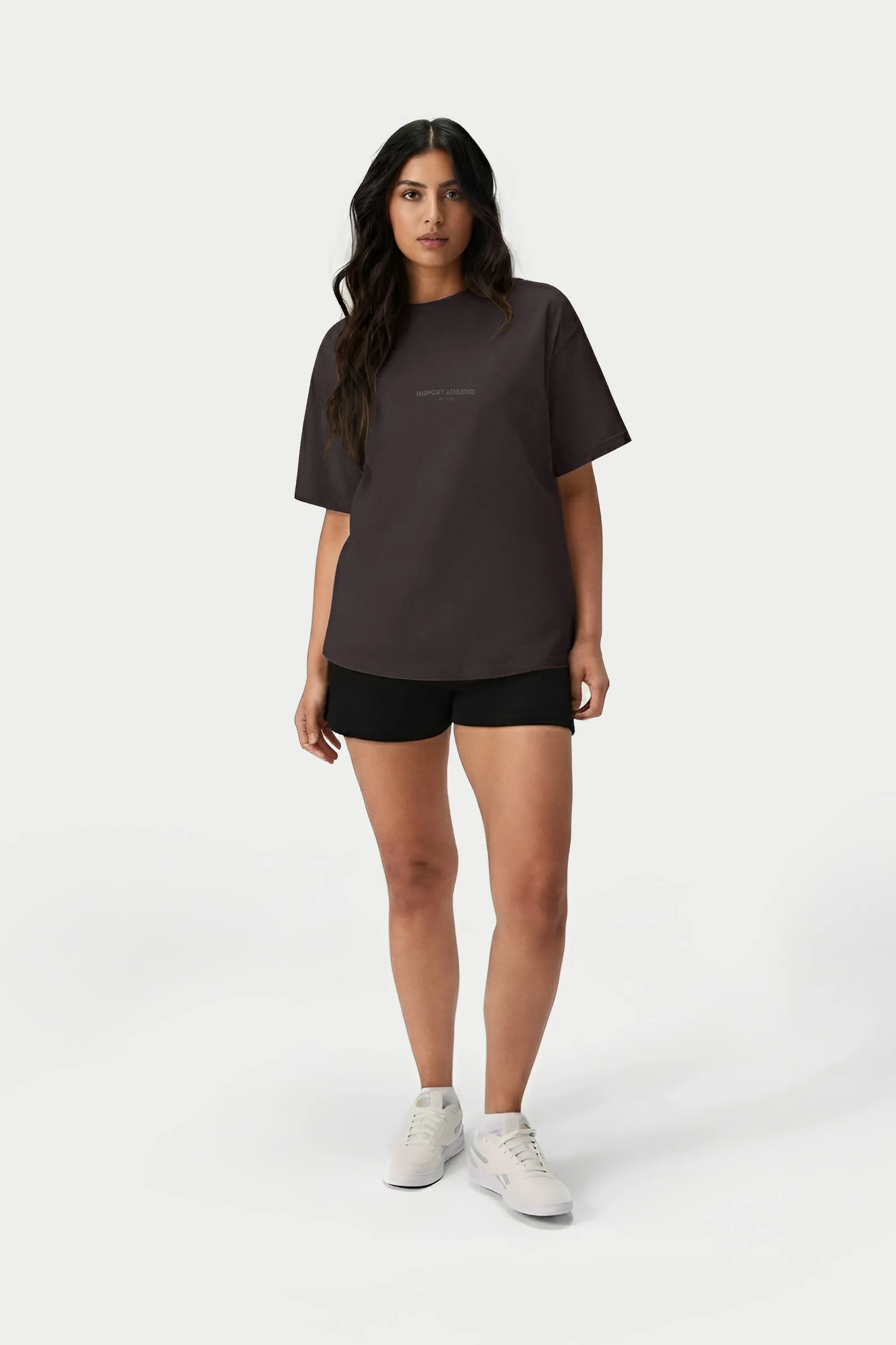 Insport Women's Baily Oversized Chocolate Tee sold by INSPORT product image thumbnail 2