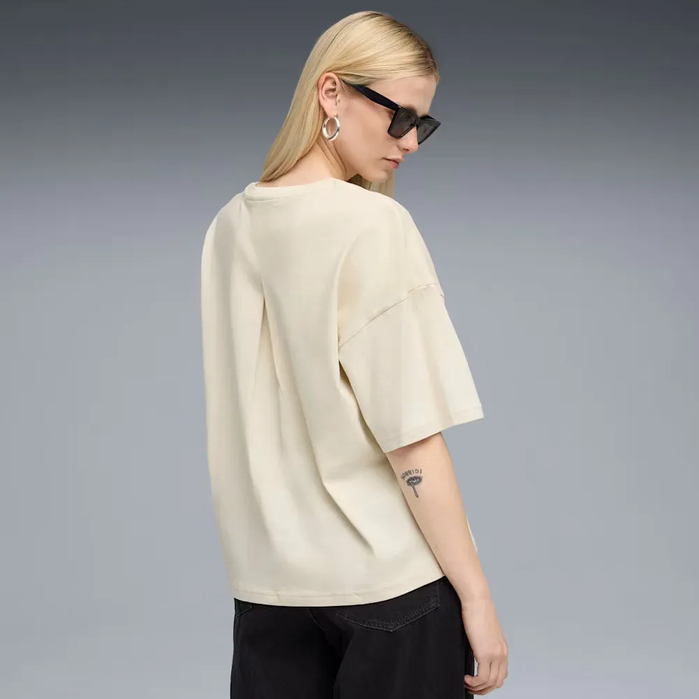 Puma Women's Her Oversized Alpine Tee sold by INSPORT
