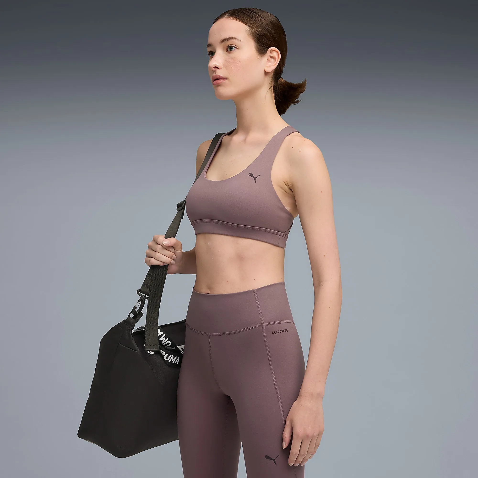 Puma Women's Cloudspun Raisin Training Bra sold by INSPORT