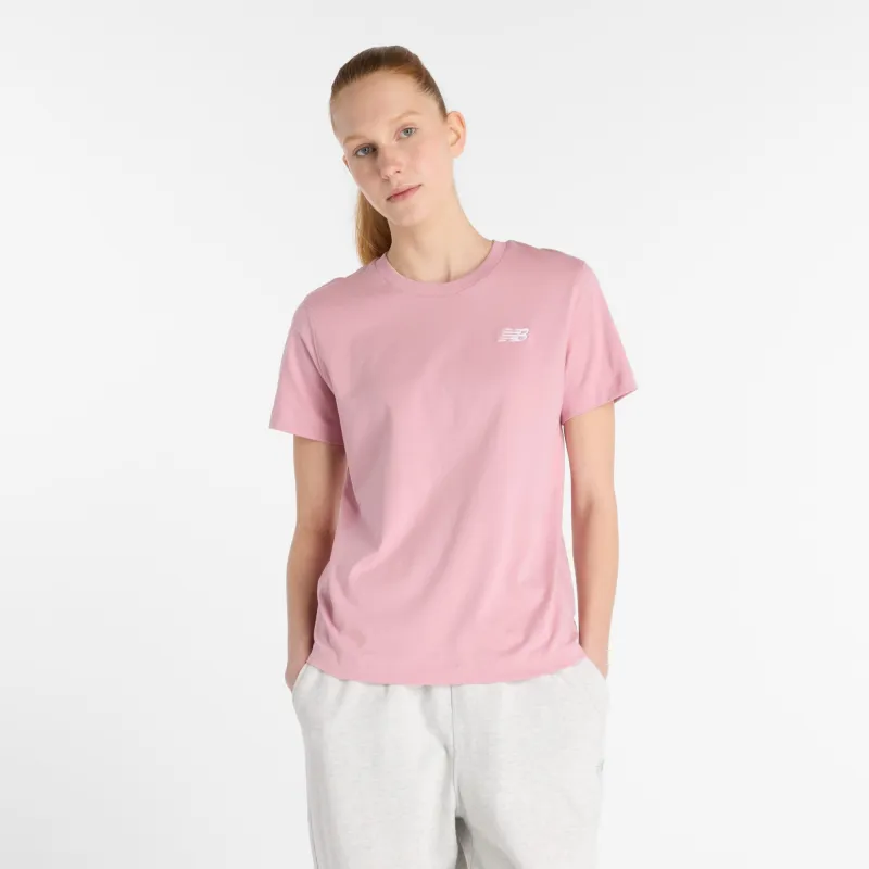New Balance Women's Sport Essentials Pink Tee sold by INSPORT
