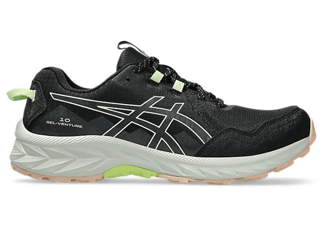 Asics Women's Venture 10 Black/Grey Trail Running Shoes sold by INSPORT