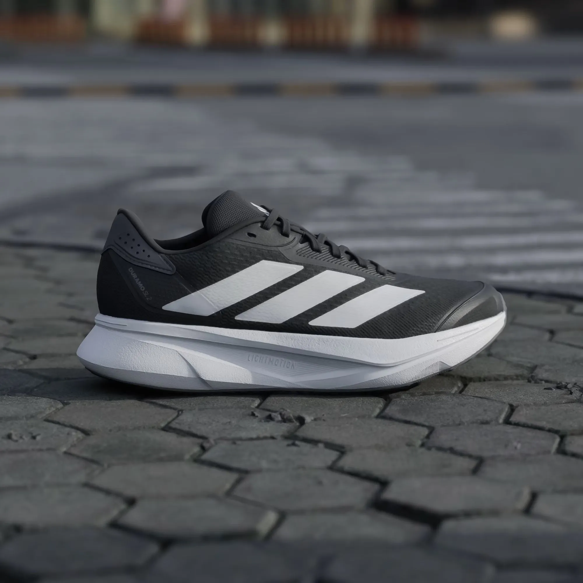 Adidas Women's Duramo Sl 2 Black/White Running Shoes sold by INSPORT product image thumbnail 3