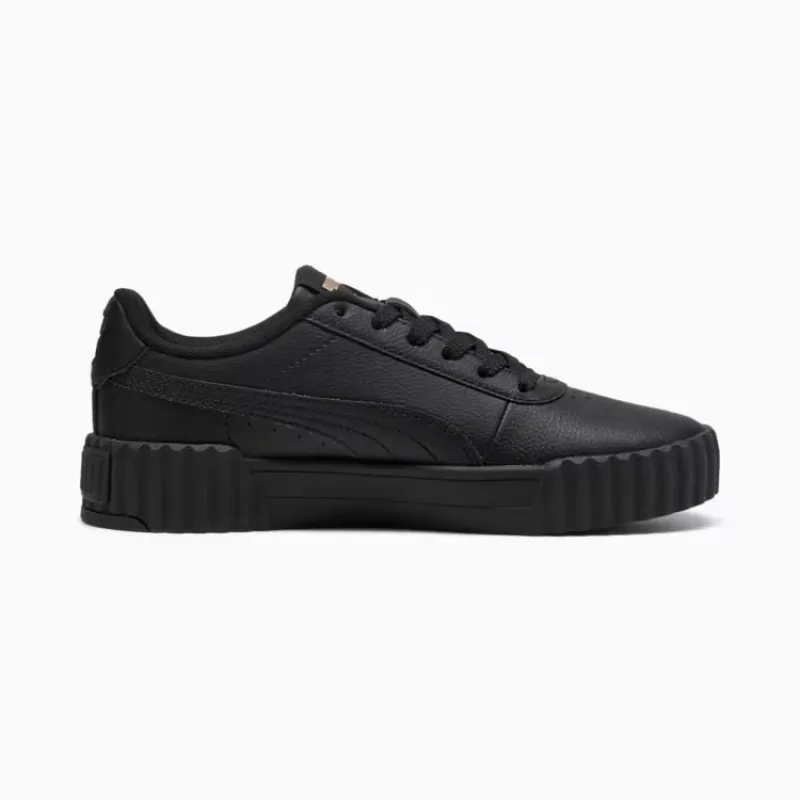 Puma Women's Carina 3.0 Triple Black Sneaker Shoes made by Puma