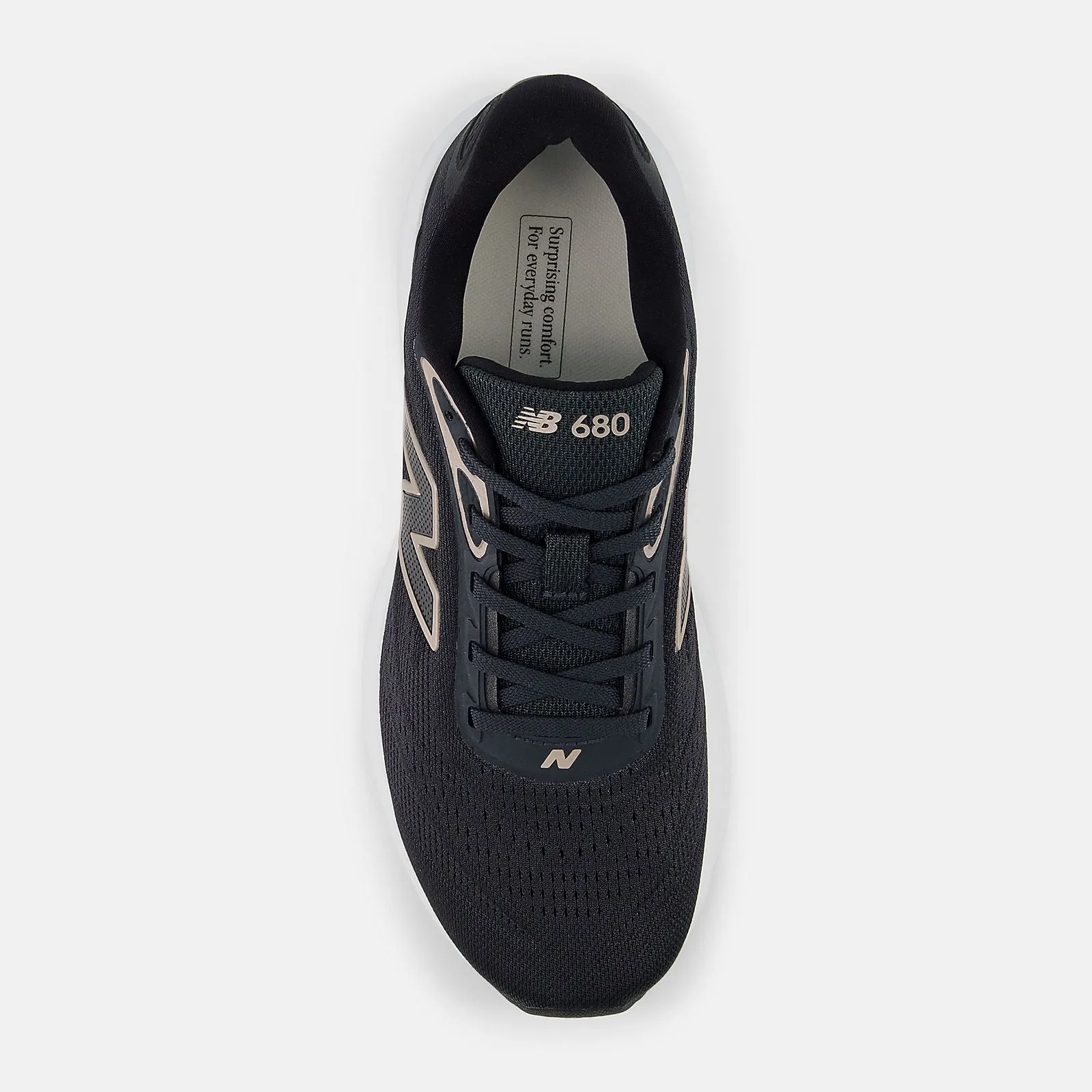 New Balance Women's Fresh Foam 680v9 Black/Rose Running Shoes (Width D) sold by INSPORT product image thumbnail 4
