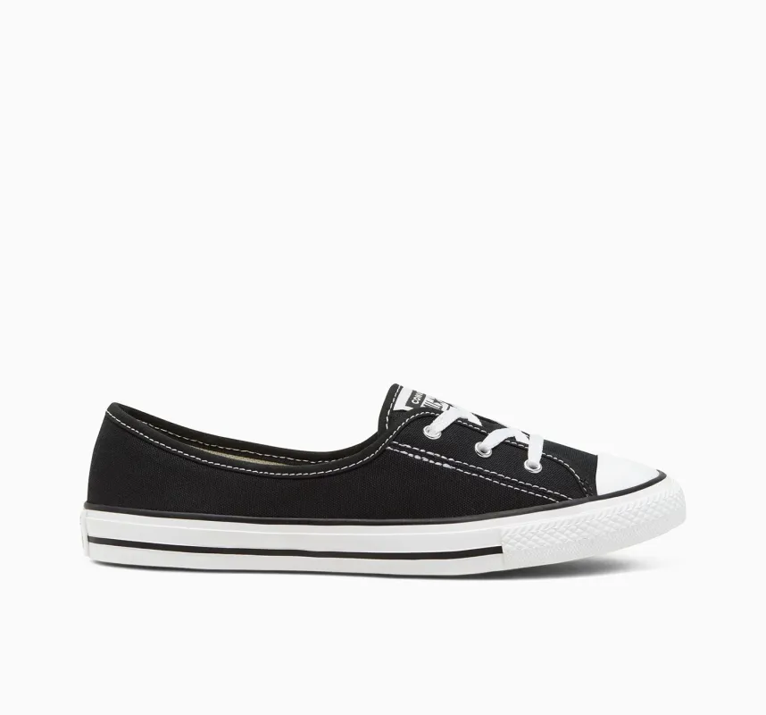 Converse Women's Chuck Taylor All Star Dainty Ballet Lace Black/White Sneaker Shoes sold by INSPORT