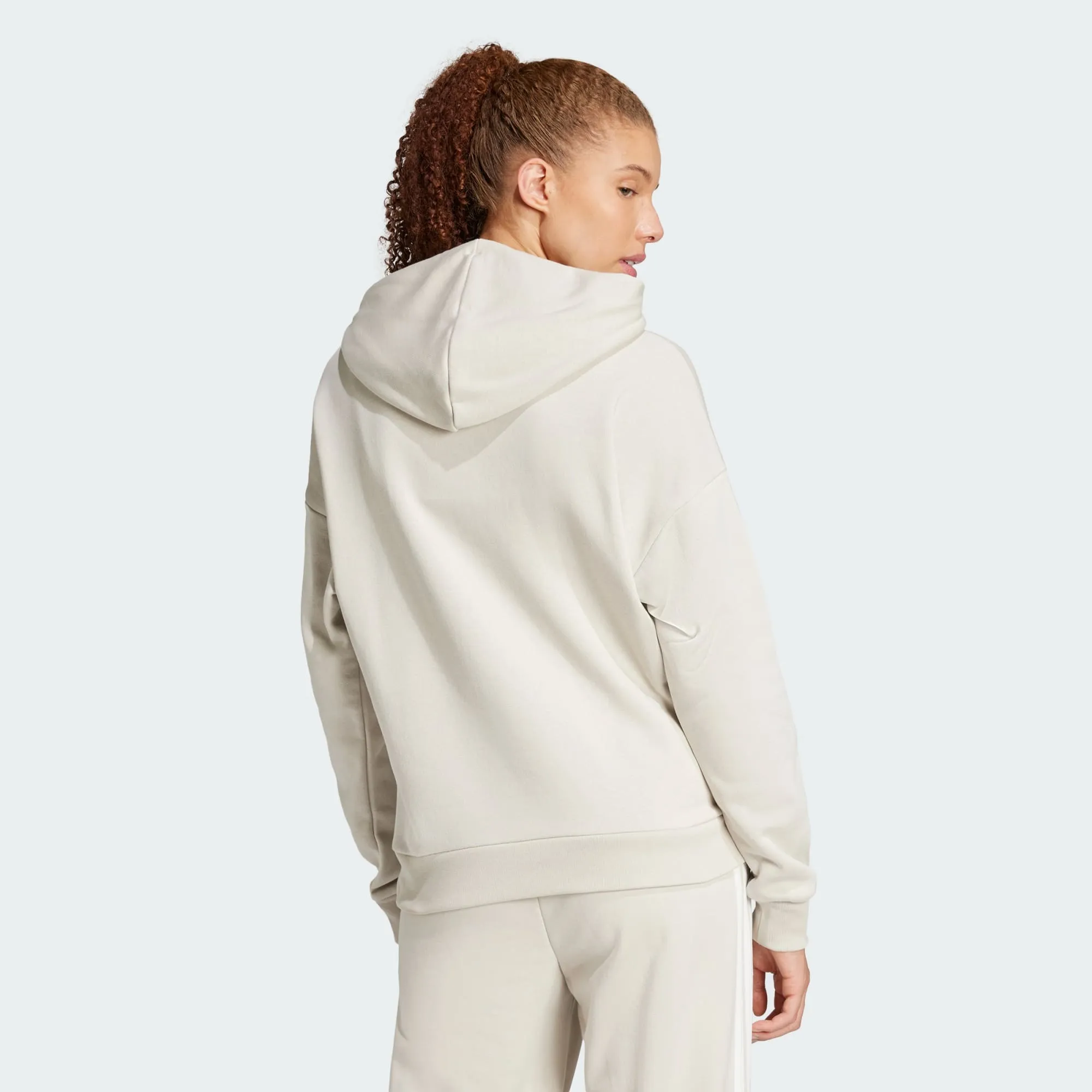 Adidas Women's Small Logo Feelcozy Fleece Alumina Hoodie sold by INSPORT product image thumbnail 4