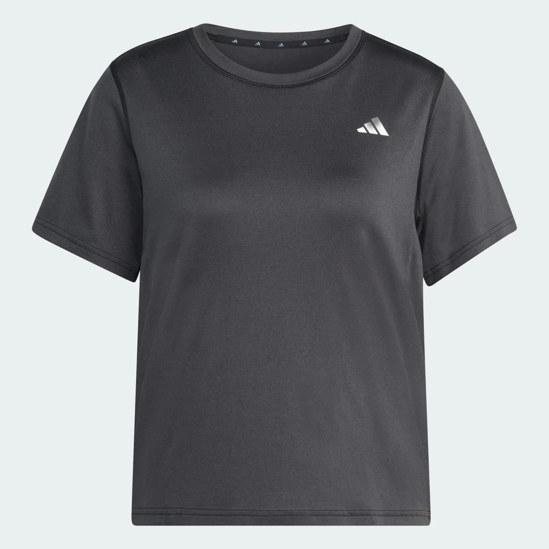 Adidas Women's Workout Essentials Crew Neck Black Tee sold by INSPORT product image thumbnail 2