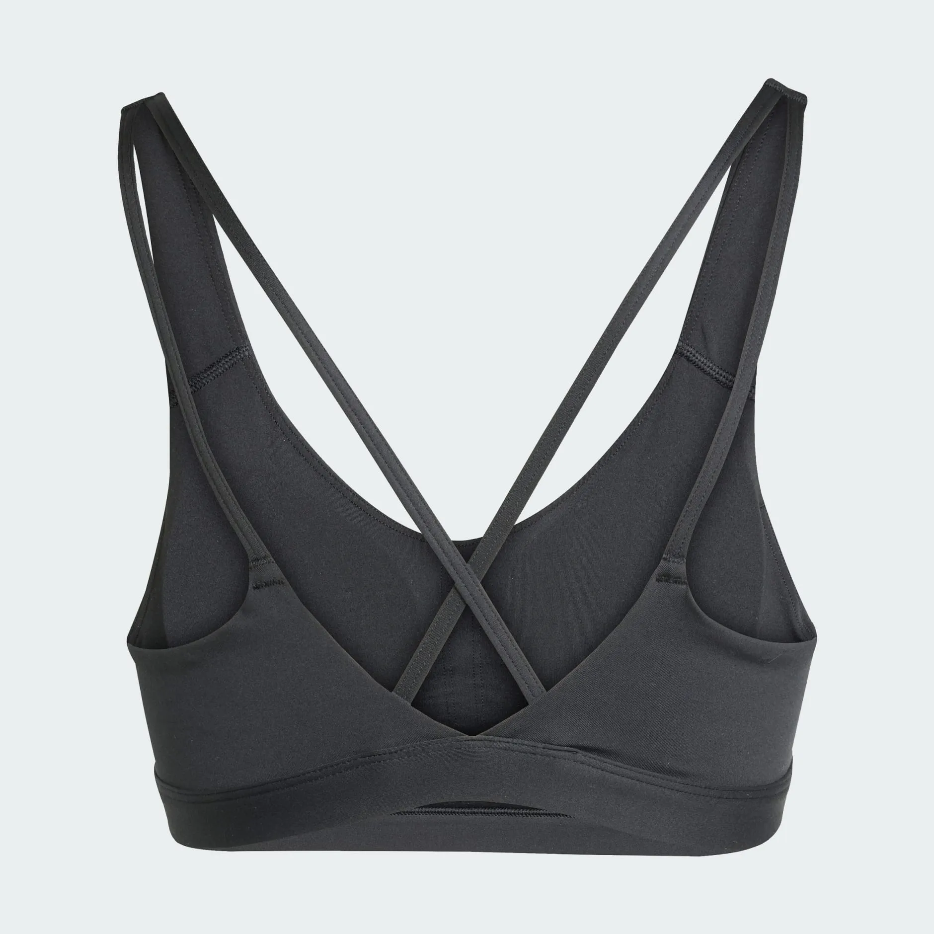 ADIDAS WOMEN'S ALL ME ESSENTIALS MEDIUM SUPPORT BLACK BRA sold by INSPORT product image thumbnail 5