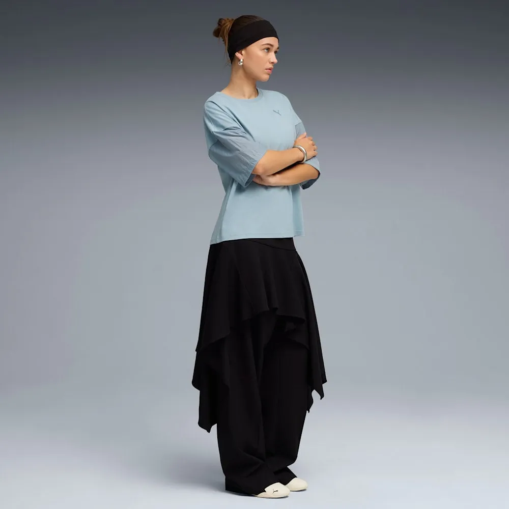 Puma Women's Her Oversized Seafoam Tee sold by INSPORT product image thumbnail 5