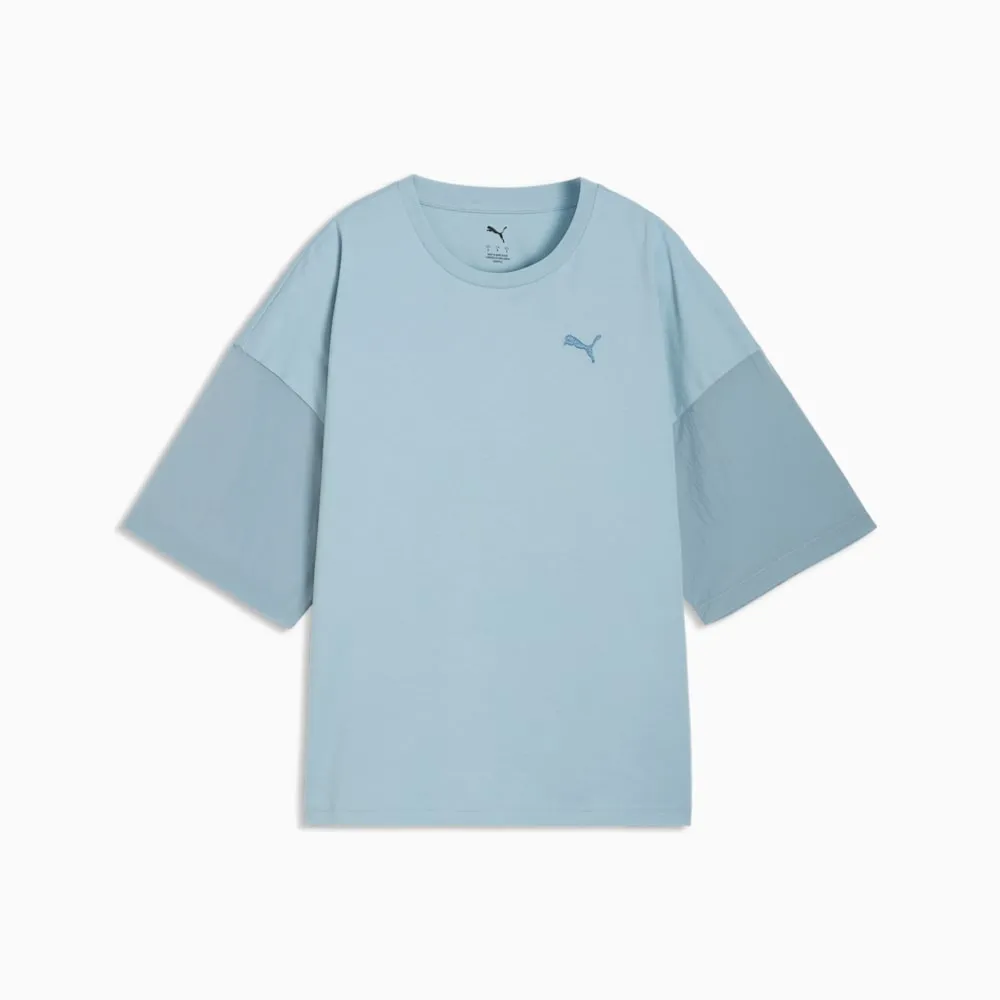 Puma Women's Her Oversized Seafoam Tee sold by INSPORT product image thumbnail 2