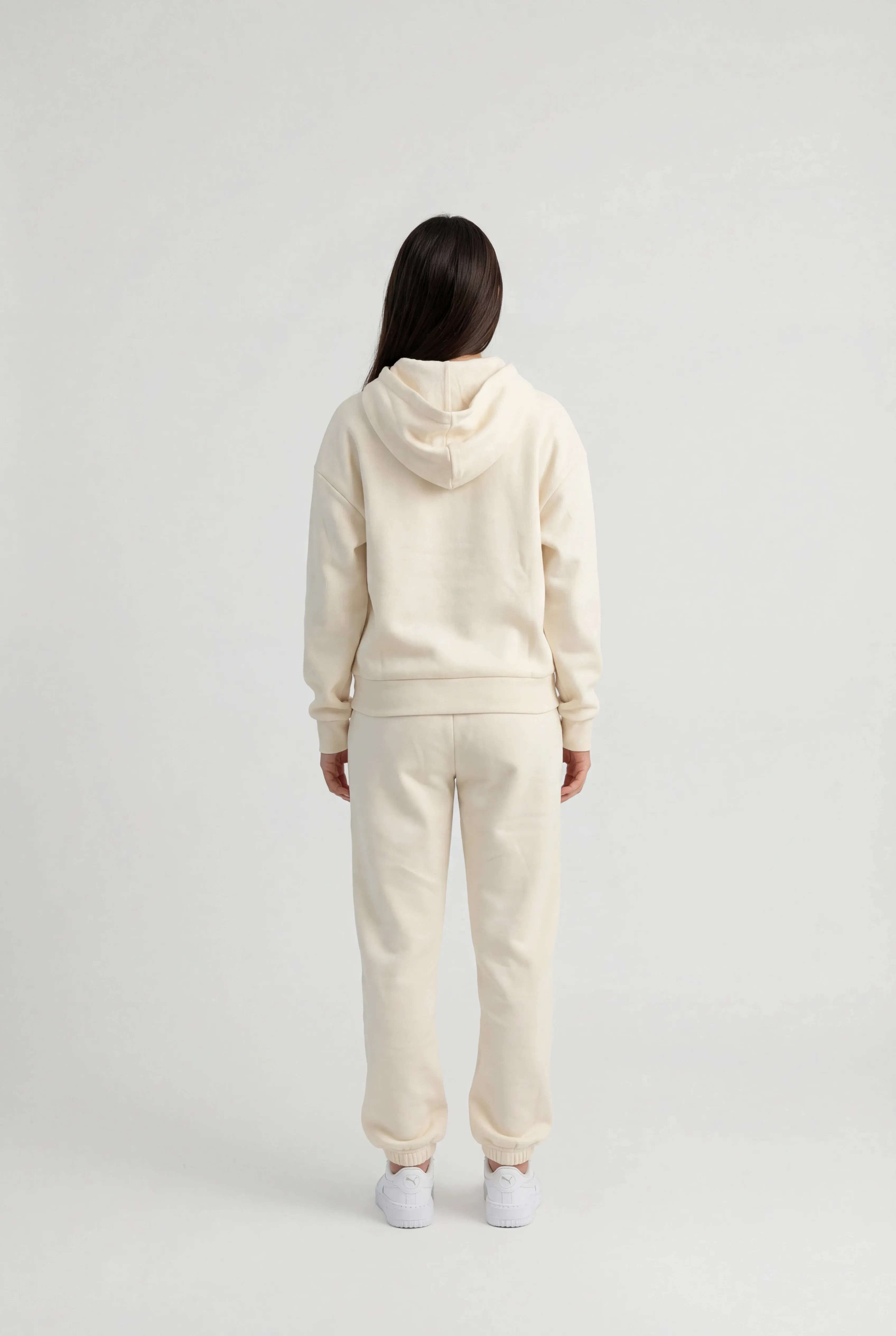 Insport Womens Mia Ivory Fleece Hoodie sold by INSPORT product image thumbnail 3