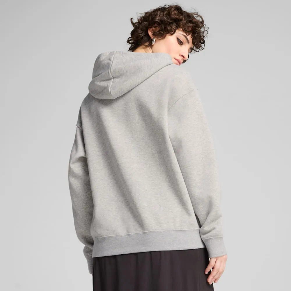 Puma Women's Essentials Comfort Fleece Grey Hoodie sold by INSPORT product image thumbnail 4