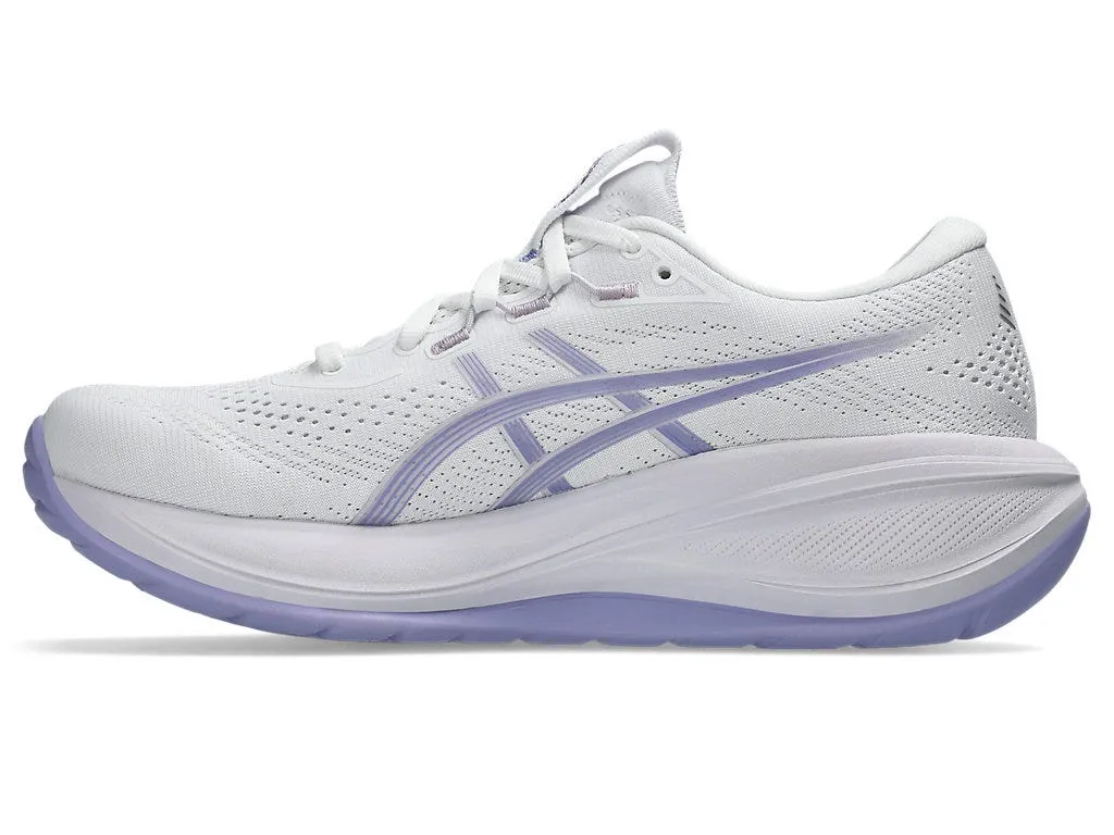 Asics Women's Cumulus 28 White/Bluebell Running Shoes (Width D) sold by INSPORT product image thumbnail 2