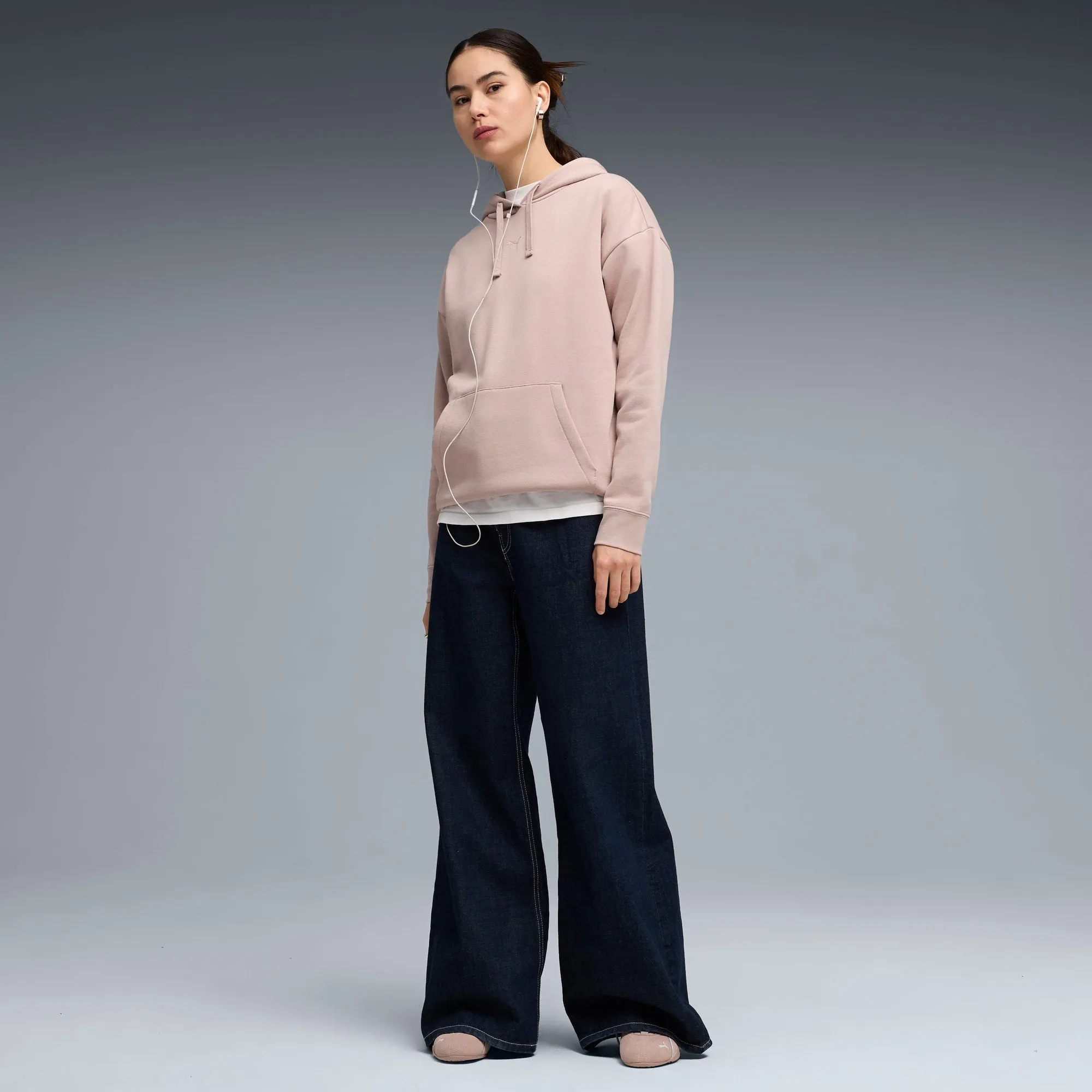 Puma Women's Essentials Fleece Latte Hoodie sold by INSPORT product image thumbnail 5