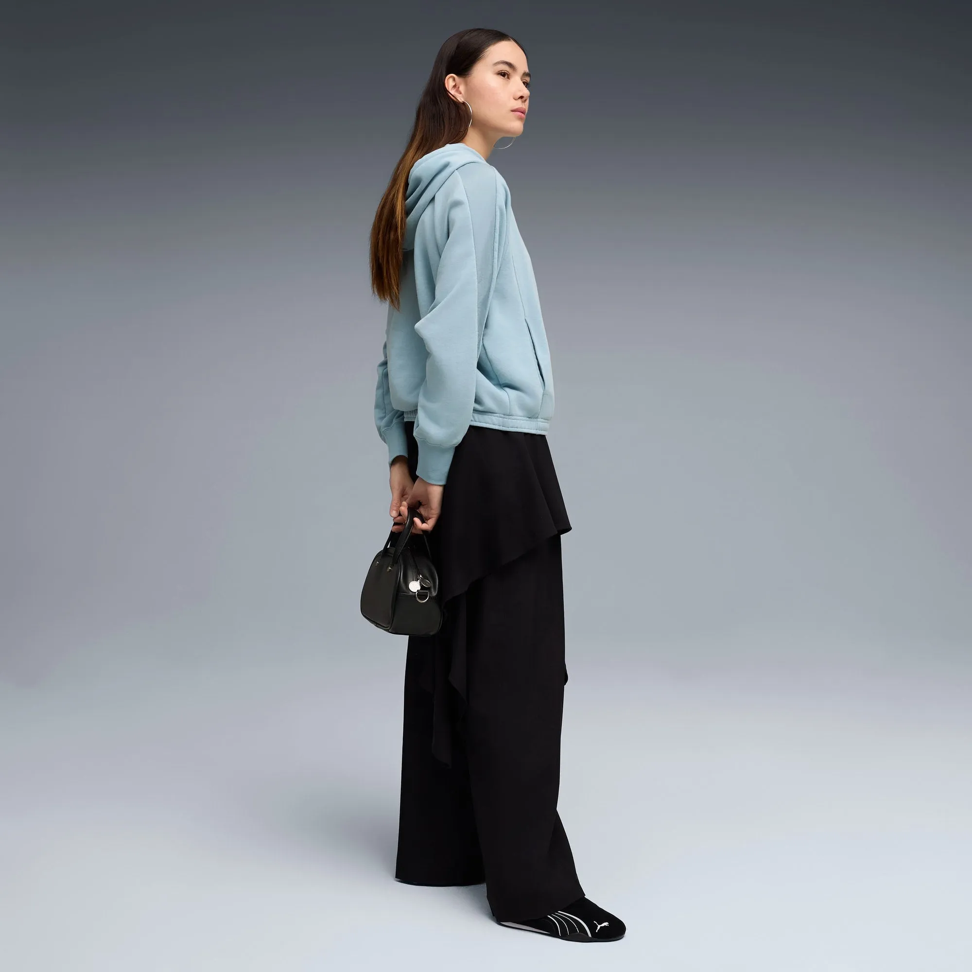 Puma Women's Her Oversized Seafoam Hoodie sold by INSPORT product image thumbnail 5