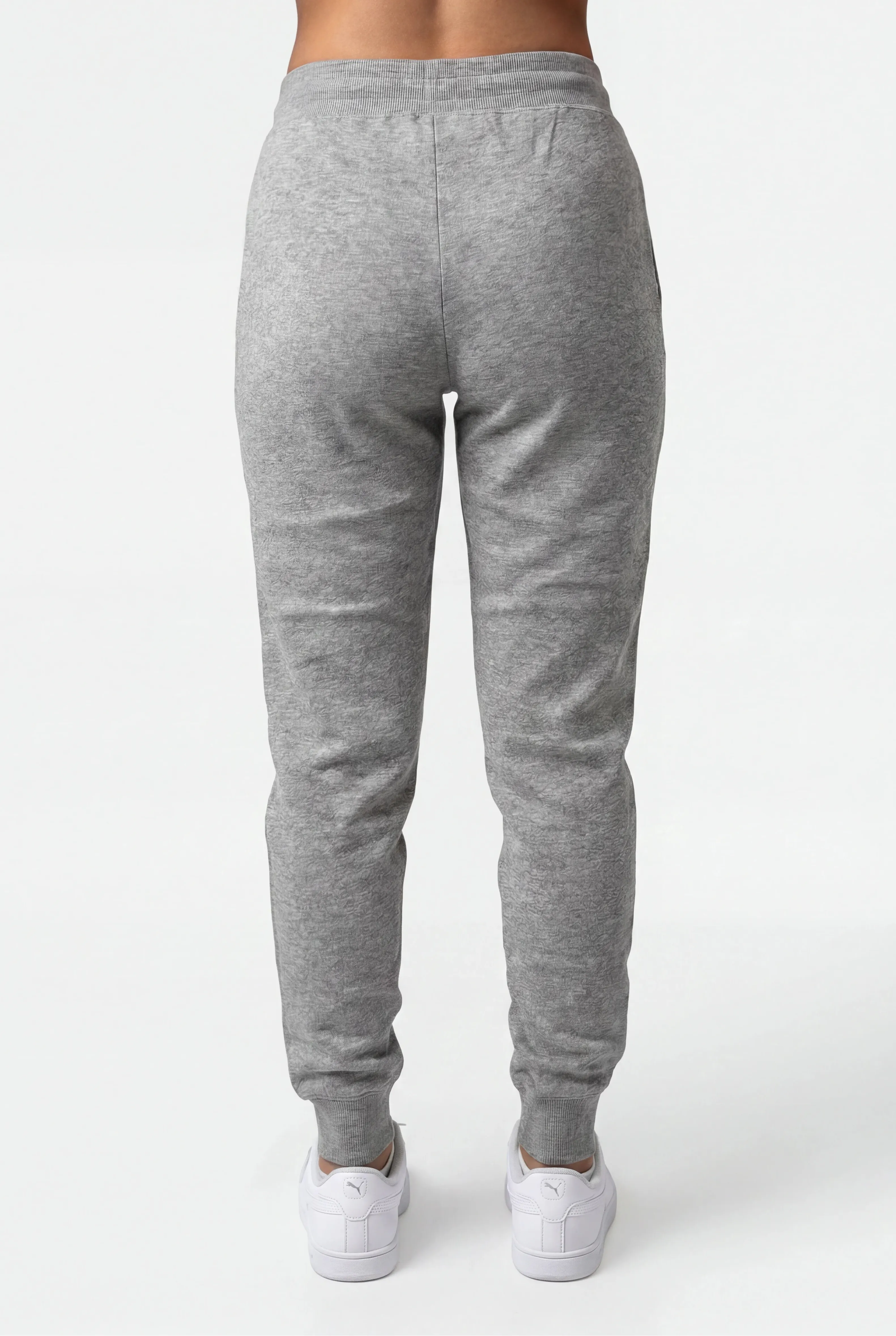 ASICS WOMEN'S FLEECE CUFF GREY TRACKPANTS sold by INSPORT product image thumbnail 2