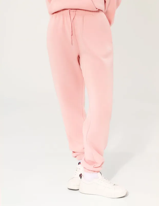 RUSSELL ATHLETIC WOMEN'S R LOGO PINK TRACKPANTS made by Russell Athletic